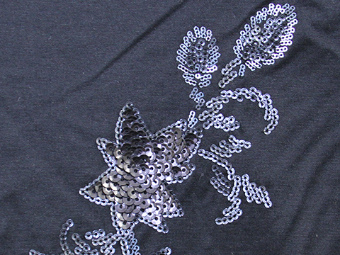 スパンコール刺繍サンプル1